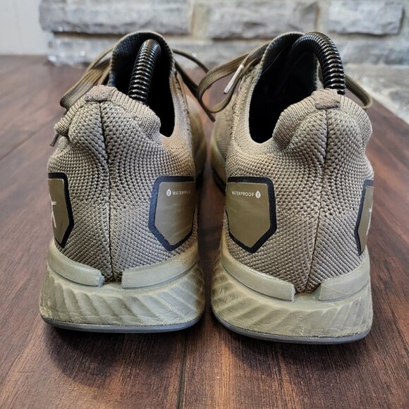 Flux Adapt Waterproof Runner Green Athletic Knit Sneakers Mens 8 / Womens 9.5 - Picture 5 of 16